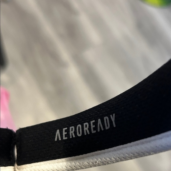 Adidas Black and White Sports Visor - Picture 6 of 8